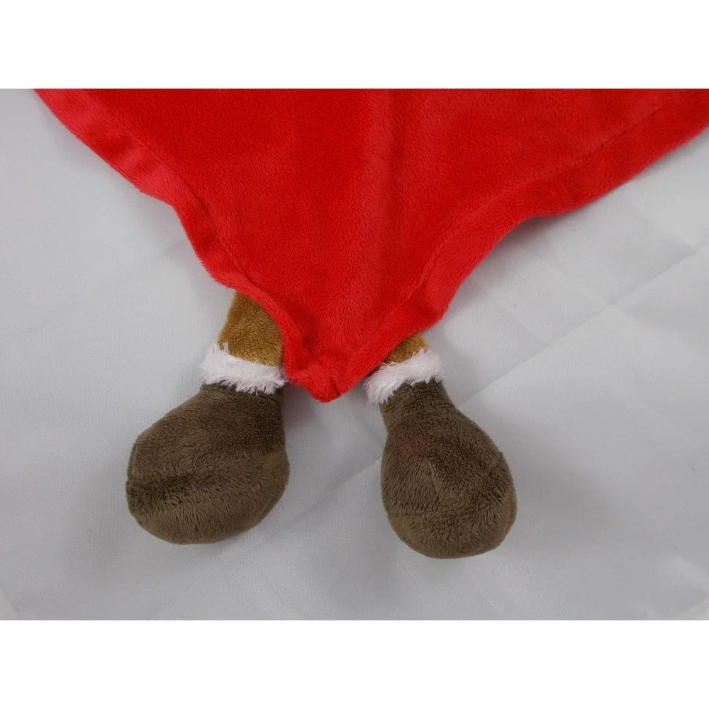 Baby Starters Red Reindeer‎ Rattle Lovey Plush Security Blanket 11